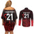 New Zealand Rugby Pacific Custom Couples Matching Off Shoulder Short Dress and Long Sleeve Button Shirt Whatumoana Maori Tribal Tattoo