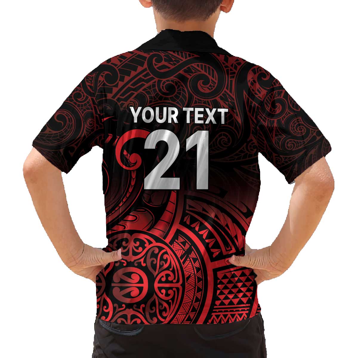New Zealand Rugby Pacific Custom Family Matching Off The Shoulder Long Sleeve Dress and Hawaiian Shirt Whatumoana Maori Tribal Tattoo