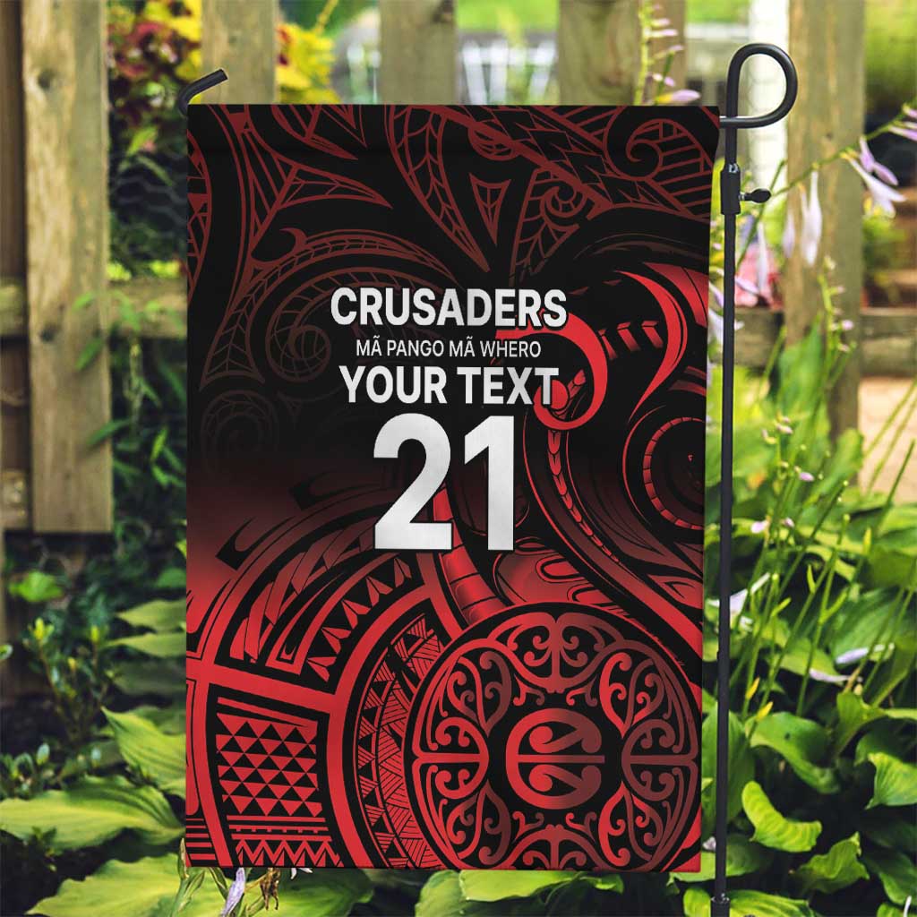 New Zealand Rugby Pacific Custom Garden Flag Whatumoana Maori Tribal Tattoo