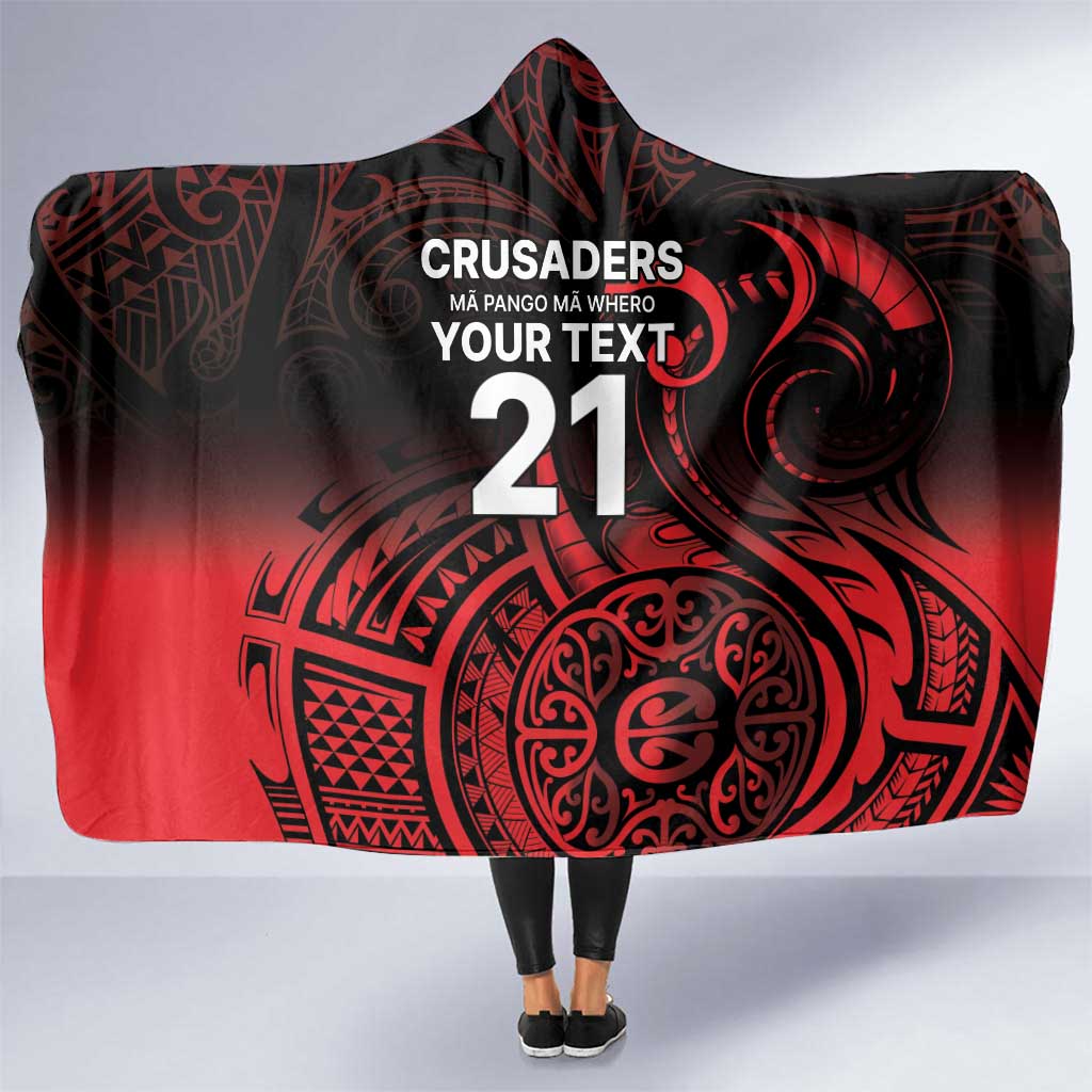 New Zealand Rugby Pacific Custom Hooded Blanket Whatumoana Maori Tribal Tattoo