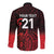 New Zealand Rugby Pacific Custom Long Sleeve Button Shirt Whatumoana Maori Tribal Tattoo