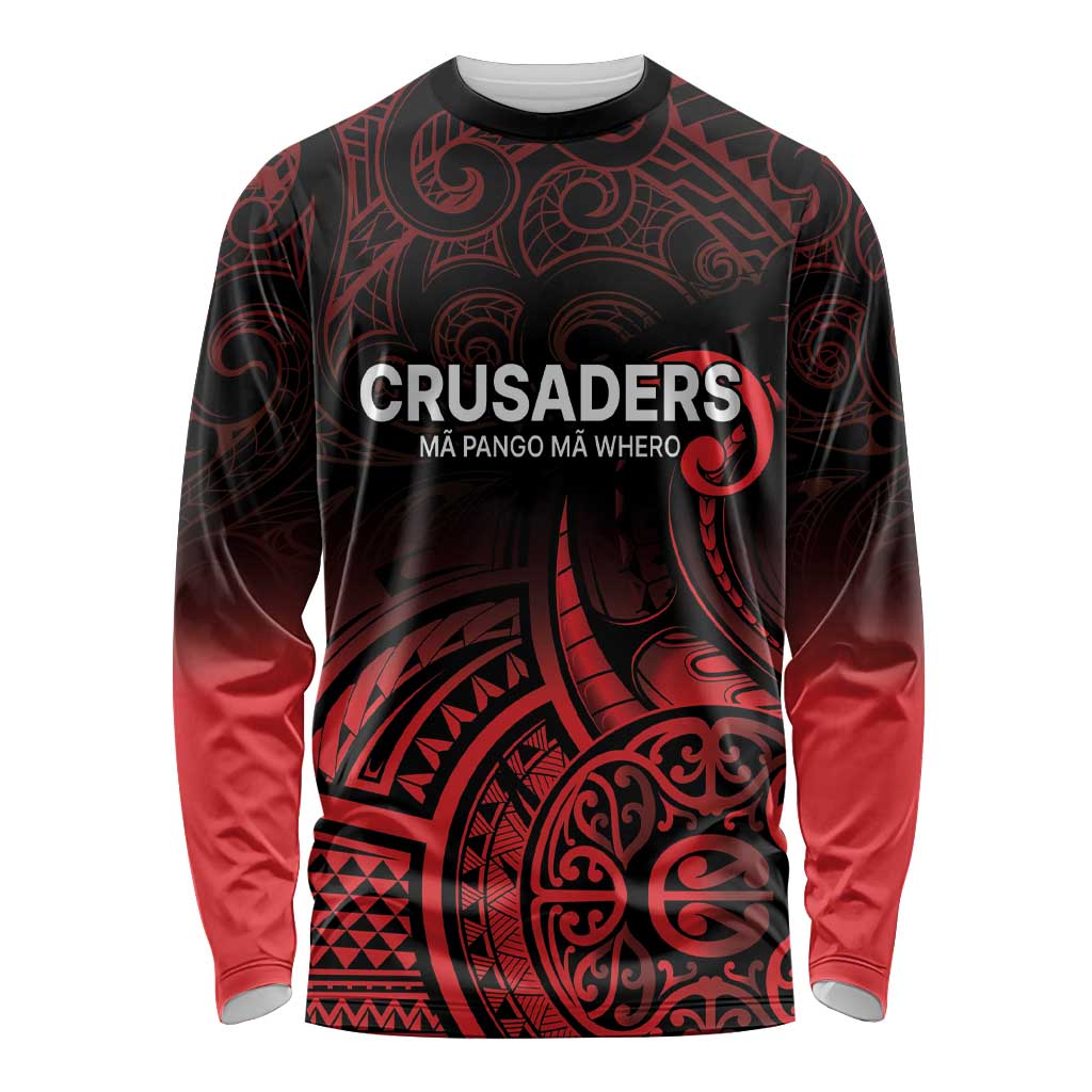 New Zealand Rugby Pacific Custom Long Sleeve Shirt Whatumoana Maori Tribal Tattoo