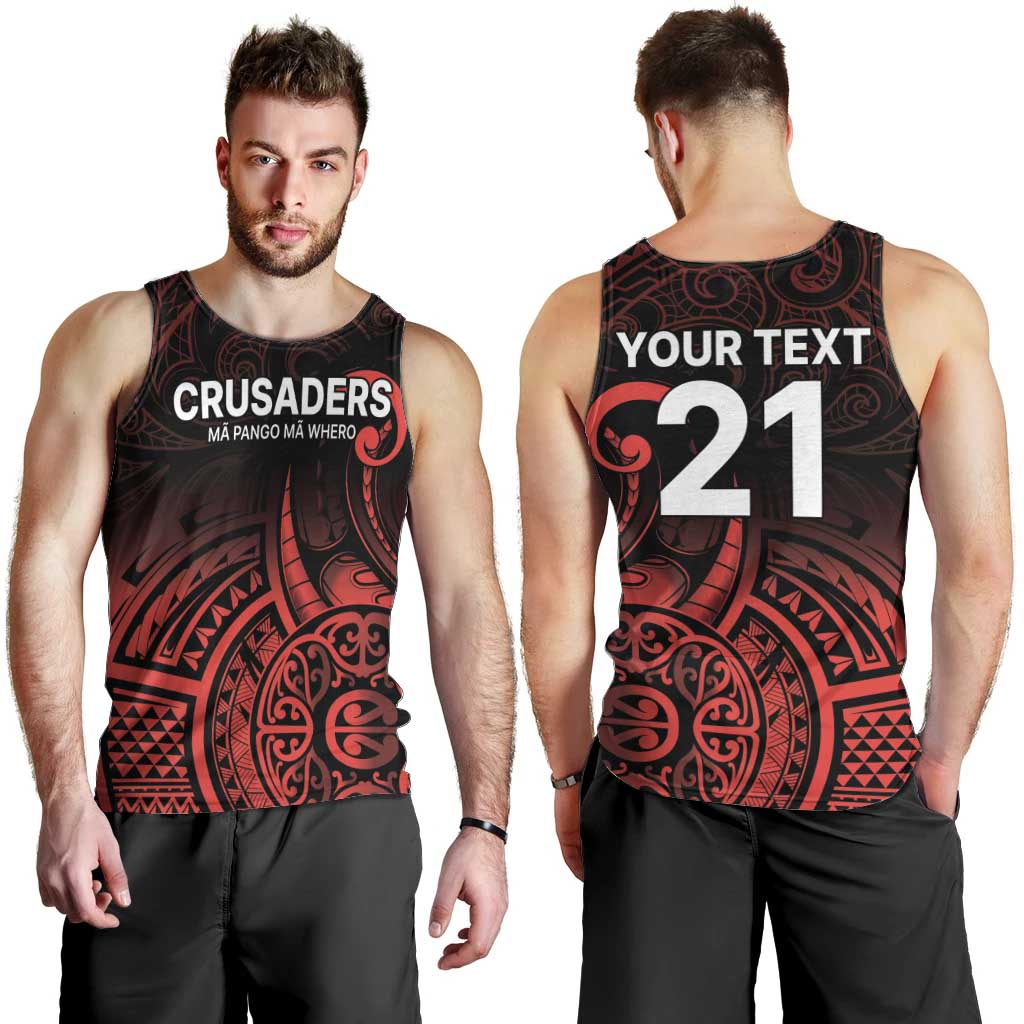 New Zealand Rugby Pacific Custom Men Tank Top Whatumoana Maori Tribal Tattoo LT9 - Polynesian Pride