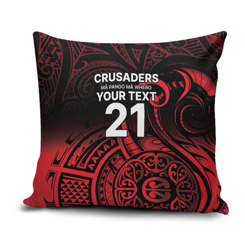 New Zealand Rugby Pacific Custom Pillow Cover Whatumoana Maori Tribal Tattoo - Polynesian Pride