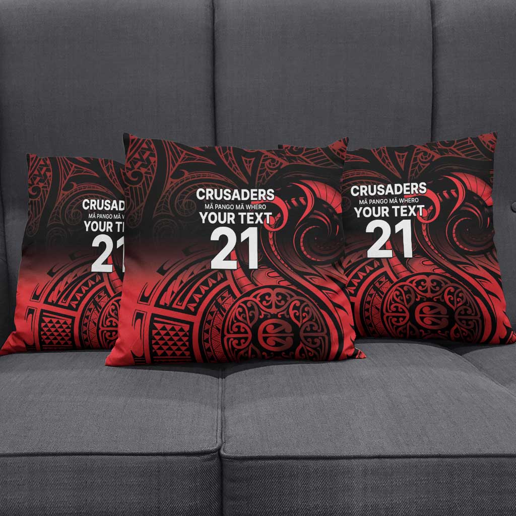 New Zealand Rugby Pacific Custom Pillow Cover Whatumoana Maori Tribal Tattoo - Polynesian Pride