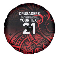 New Zealand Rugby Pacific Custom Spare Tire Cover Whatumoana Maori Tribal Tattoo