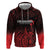 New Zealand Rugby Pacific Custom Zip Hoodie Whatumoana Maori Tribal Tattoo