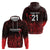 New Zealand Rugby Pacific Custom Zip Hoodie Whatumoana Maori Tribal Tattoo