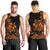 Polynesian Pride Plumeria Flowers Men Tank Top Polynesian Tribal Gold Vibe LT9 - Polynesian Pride