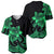 Polynesian Pride Plumeria Flowers Baseball Jersey Polynesian Tribal Green Vibe LT9 - Polynesian Pride