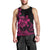 Polynesian Pride Plumeria Flowers Men Tank Top Polynesian Tribal Pink Vibe LT9 - Polynesian Pride