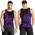 Polynesian Pride Plumeria Flowers Men Tank Top Polynesian Tribal Purple Vibe LT9 - Polynesian Pride