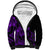 Polynesian Pride Plumeria Flowers Sherpa Hoodie Polynesian Tribal Purple Vibe LT9 Unisex Purple - Polynesian Pride