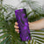 Polynesian Tribal Plumeria Flowers Skinny Tumbler Purple Vibe