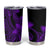 Polynesian Tribal Plumeria Flowers Tumbler Cup Purple Vibe