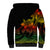 Polynesian Pride Plumeria Flowers Sherpa Hoodie Polynesian Tribal Reggae Vibe LT9 - Polynesian Pride