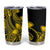 Polynesian Tribal Plumeria Flowers Tumbler Cup Yellow Vibe