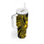 Polynesian Tribal Plumeria Flowers Tumbler With Handle Yellow Vibe