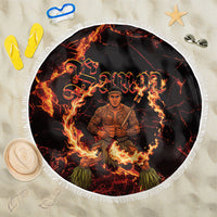 Samoa Siva Afi Dance Fireknife Beach Blanket Polynesian Heritage Fire Dance