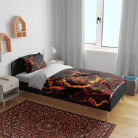Samoa Siva Afi Dance Fireknife Bedding Set Polynesian Heritage Fire Dance