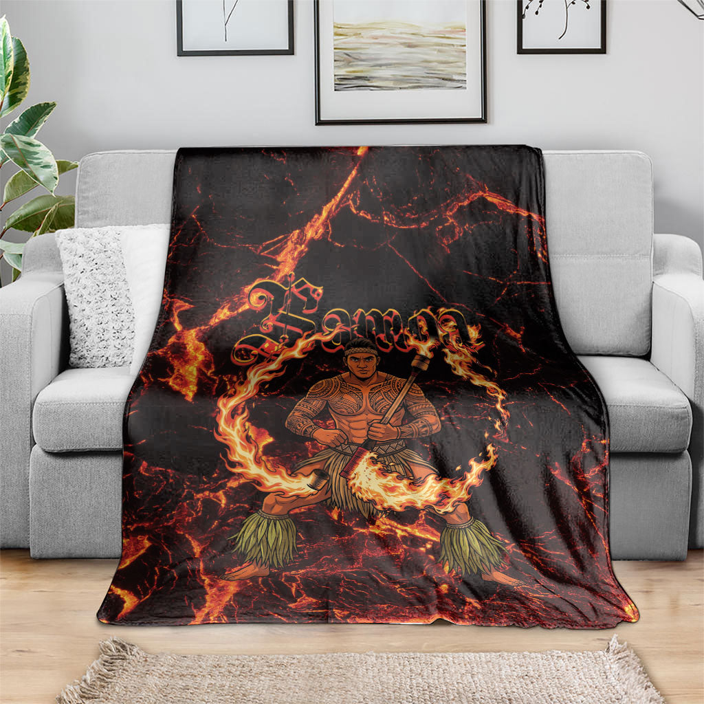 Samoa Siva Afi Dance Fireknife Blanket Polynesian Heritage Fire Dance