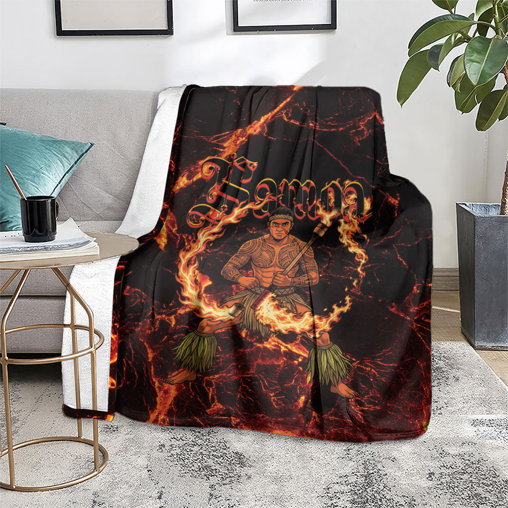 Samoa Siva Afi Dance Fireknife Blanket Polynesian Heritage Fire Dance