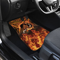 Samoa Siva Afi Dance Fireknife Car Mats Samoan Tribal Motif Dancing in the Fire