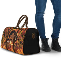Samoa Siva Afi Dance Fireknife Travel Bag Samoan Tribal Motif Dancing in the Fire