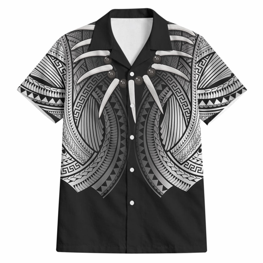 Samoan Ula Nifo Afi Tribal Hawaiian Shirt Polynesian Pattern