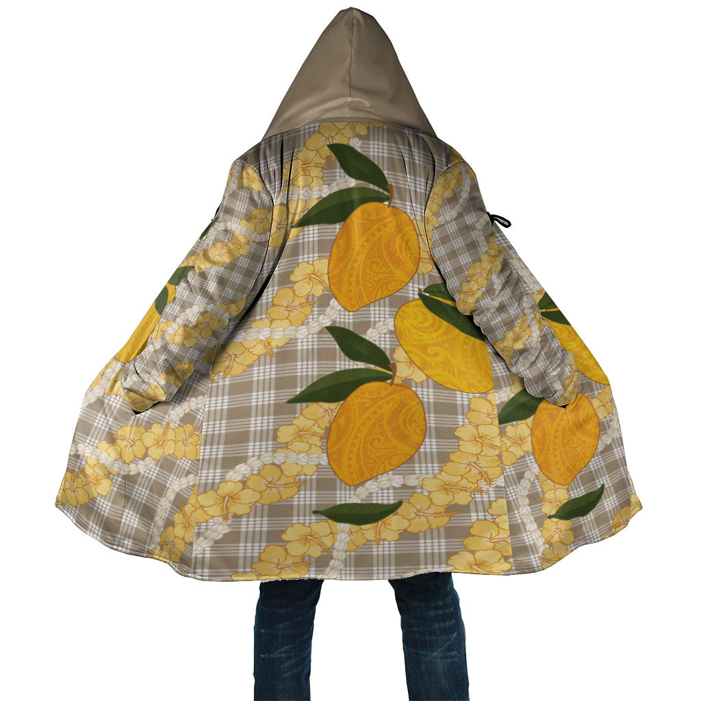 Maku'e Hawaiian Mango Palaka Cloak Aloha Hibiscus Pikake Lei