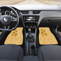 Alani Hawaiian Mango Palaka Car Mats Aloha Hibiscus Pikake Lei