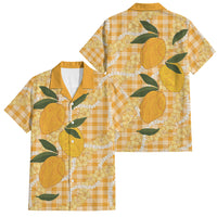 Alani Hawaiian Mango Palaka Family Matching Long Sleeve Bodycon Dress and Hawaiian Shirt Aloha Hibiscus Pikake Lei