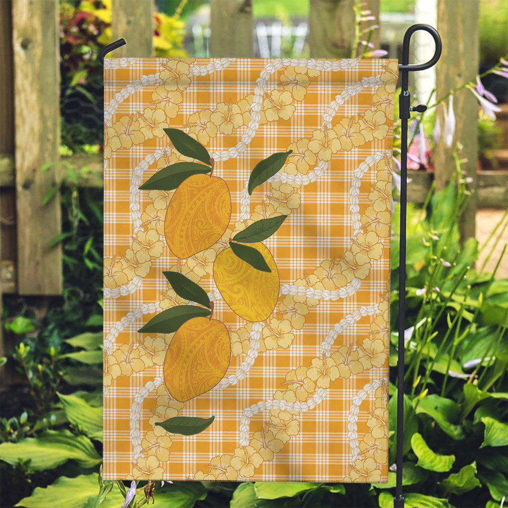 Alani Hawaiian Mango Palaka Garden Flag Aloha Hibiscus Pikake Lei