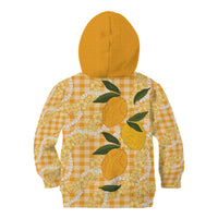 Alani Hawaiian Mango Palaka Kid Hoodie Aloha Hibiscus Pikake Lei