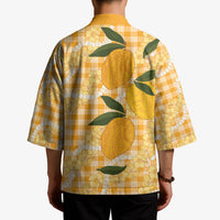 Alani Hawaiian Mango Palaka Kimono Aloha Hibiscus Pikake Lei