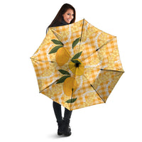 Alani Hawaiian Mango Palaka Umbrella Aloha Hibiscus Pikake Lei