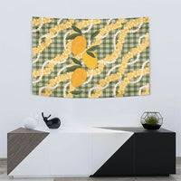 Uliuli Ahiahia Hawaiian Mango Palaka Tapestry Aloha Hibiscus Pikake Lei
