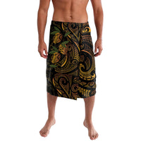 Hawaiian Mango Tribal Tattoo Lavalava Gold Pacific Traditional Pattern