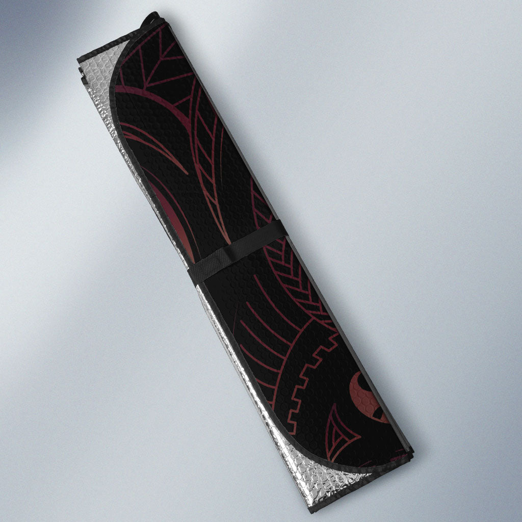 Hawaiian Mango Tribal Tattoo Auto Sun Shade Pink Pacific Traditional Pattern