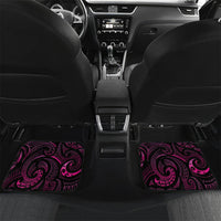 Hawaiian Mango Tribal Tattoo Car Mats Pink Pacific Traditional Pattern