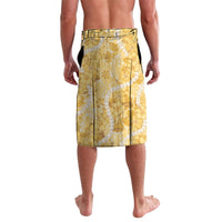 Hawaiian Mango Ukulele Lavalava Retro Yellow Hibiscus Pikake Lei