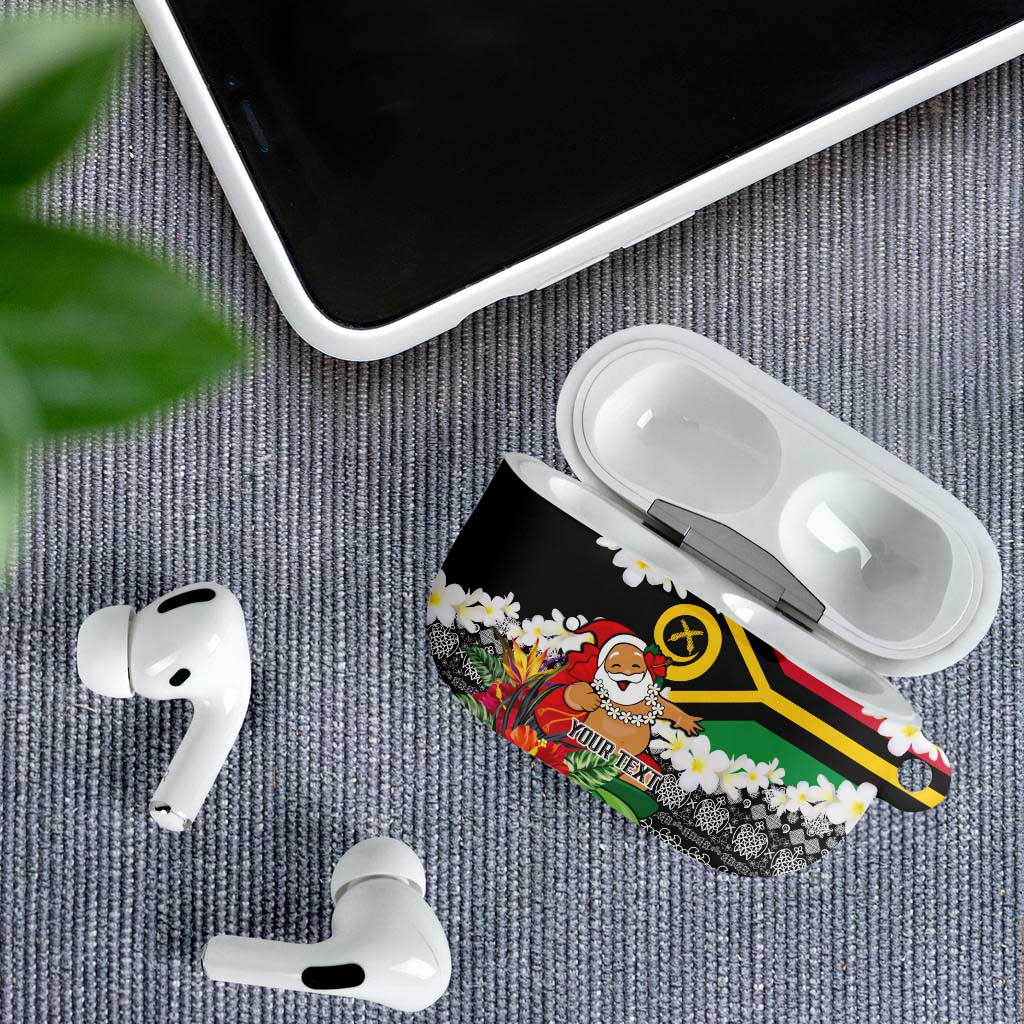 Personalised Vanuatu Joyeux Noel AirPods Case Proud To Be a Ni-Van Sand Drawing Art LT9 - Polynesian Pride