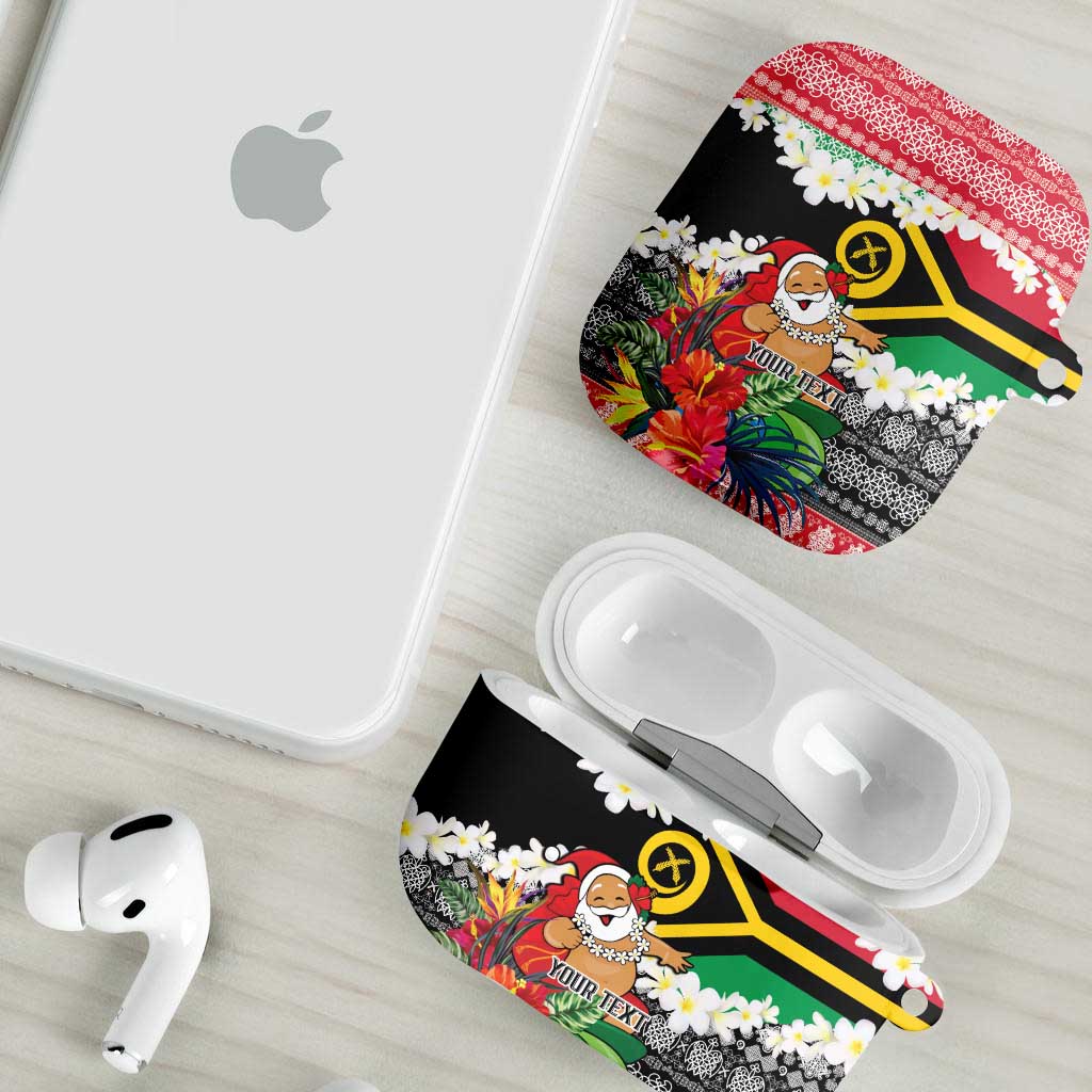 Personalised Vanuatu Joyeux Noel AirPods Case Proud To Be a Ni-Van Sand Drawing Art LT9 - Polynesian Pride