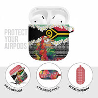 Personalised Vanuatu Joyeux Noel AirPods Case Proud To Be a Ni-Van Sand Drawing Art LT9 - Polynesian Pride