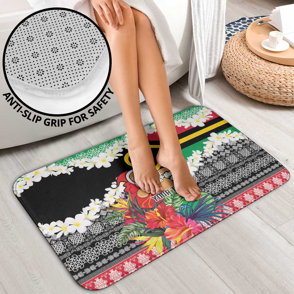 Personalised Vanuatu Joyeux Noel Bathroom Set Proud To Be a Ni-Van Sand Drawing Art - Polynesian Pride