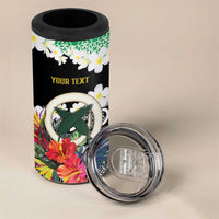 Personalised Vanuatu Joyeux Noel 4 in 1 Can Cooler Tumbler Proud To Be a Ni-Van Sand Drawing Art LT9 - Polynesian Pride