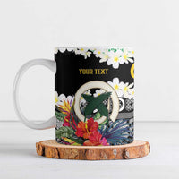 Personalised Vanuatu Joyeux Noel Ceramic Mug Proud To Be a Ni-Van Sand Drawing Art LT9 Red - Polynesian Pride
