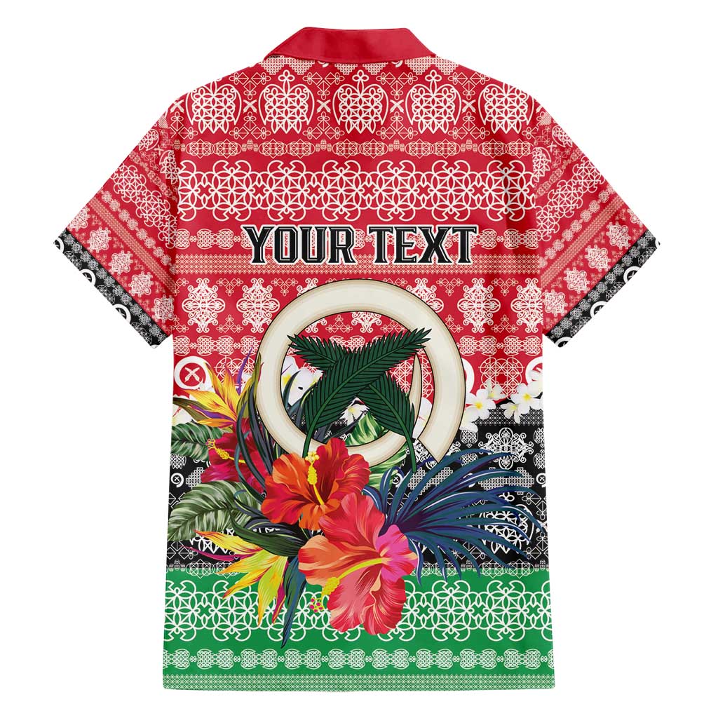 Personalised Vanuatu Joyeux Noel Family Matching Short Sleeve Bodycon Dress and Hawaiian Shirt Proud To Be a Ni-Van Sand Drawing Art - Polynesian Pride