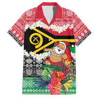 Personalised Vanuatu Joyeux Noel Hawaiian Shirt Proud To Be a Ni-Van Sand Drawing Art LT9 Red - Polynesian Pride