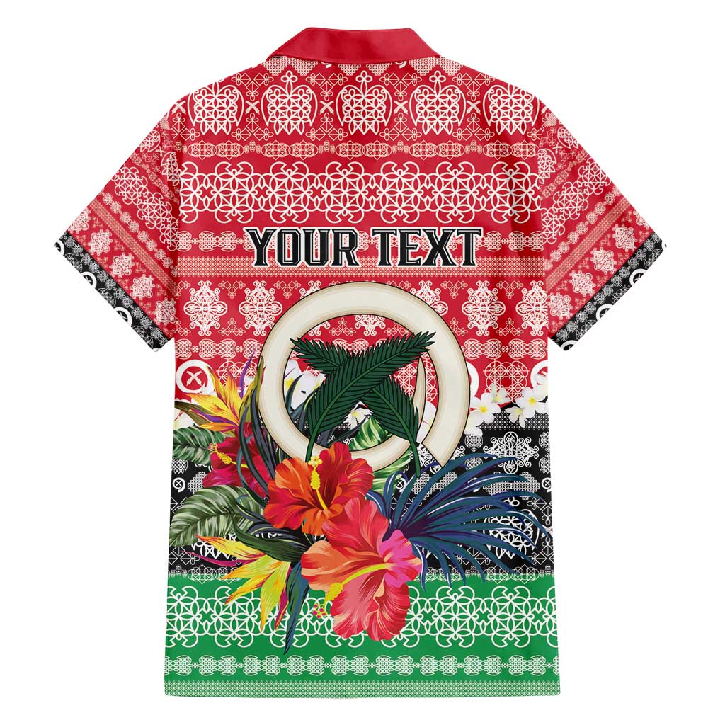 Personalised Vanuatu Joyeux Noel Hawaiian Shirt Proud To Be a Ni-Van Sand Drawing Art LT9 - Polynesian Pride
